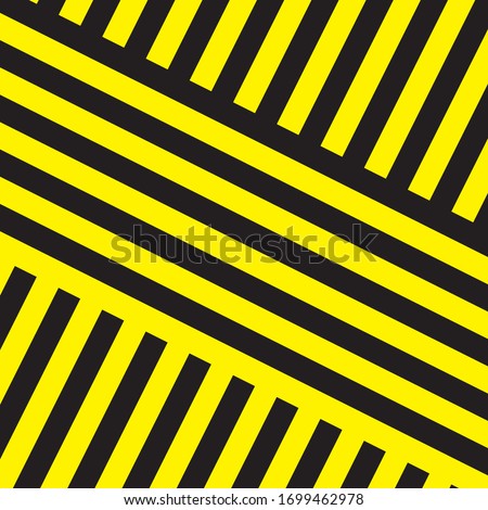 Black And Yellow Stripes Surface As Warning Or Danger Pattern