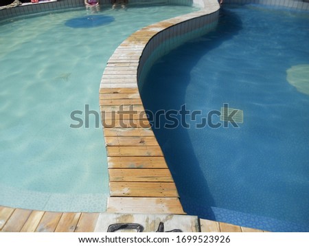 two tone pool for swimming 