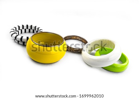 Fashion Bracelets and  wristband in different colors