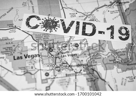 Las Vegas Coronavirus Covid-19 Quarantine background