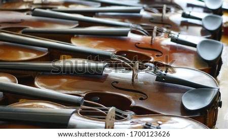 Violins & lines, Shadows & colours