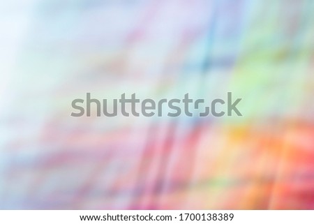 Vibrant Abstract Photographed Multicoloured Blurred Background 
