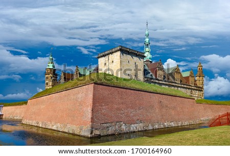 Castle of Hamlet at Kronborg in Helsingor (Elsinore), Denmark