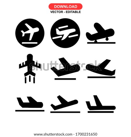 flight icon or logo isolated sign symbol vector illustration - Collection of high quality black style vector icons
