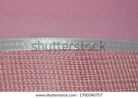 The surface pattern of the fabric is bright colors exposed to sunlight.