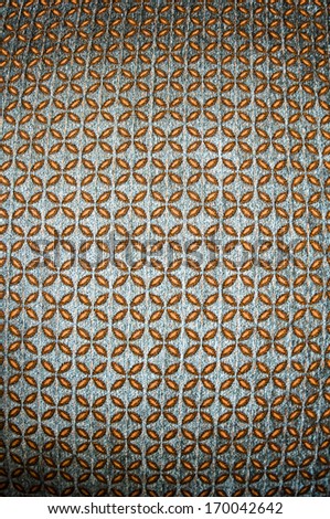 Rich patterned upholstery background