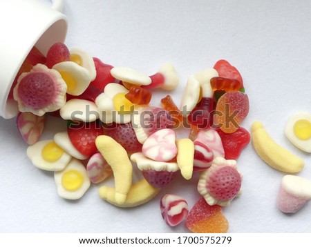 jelly beans sweet creative macro