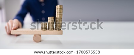 Financial Leverage And Wealth Balance During Inflation Royalty-Free Stock Photo #1700575558