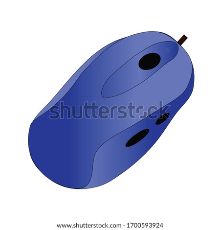 computer mouse illustration vector file.