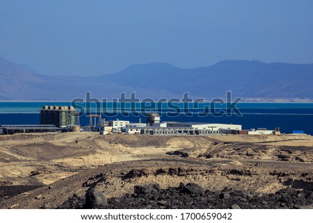 Manufacturing of the Salt from the Lake Assal, Djibouti 