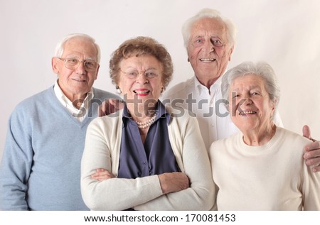 Smiling Oldies Royalty-Free Stock Photo #170081453