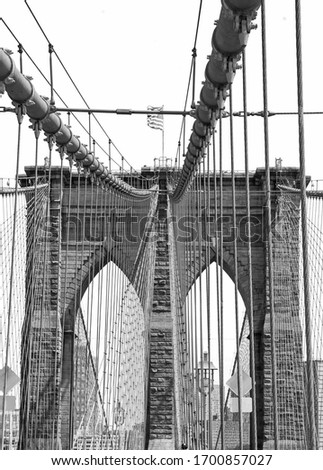 one afternoon in new york strolling through the Brooklyn bridge