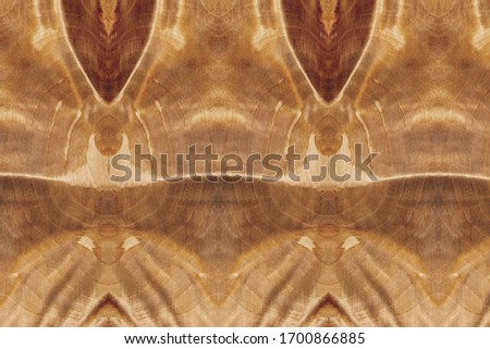 Seamless background of a stabilized wooden birch cap close-up. The workpiece for the manufacture of Handicrafts made of wood.