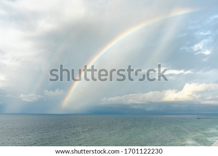 Rainbow over Gulf of Mexico

