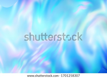 Light BLUE vector abstract bright texture. A completely new colored illustration in blur style. Smart design for your work.