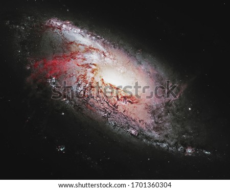 Space Galaxy Background. M 106 Elements of this image furnished by NASA. 