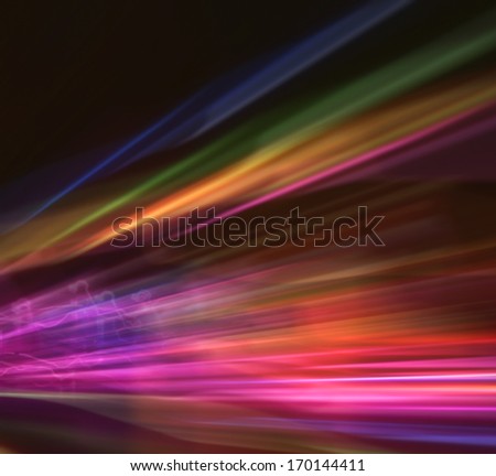 Background with collored light line
