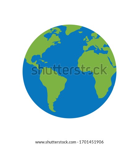 World Icon for Graphic Design Projects Royalty-Free Stock Photo #1701451906