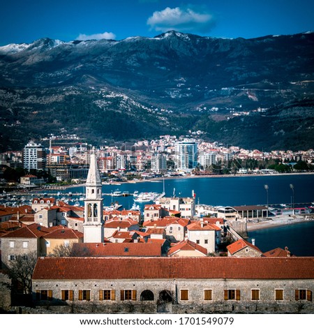 City scape, Old town, Old town Budva