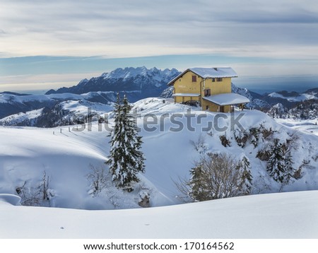 Chalet in the alps