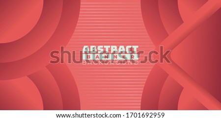 abstract banner background with red color, good for banner, flyer etc. vector illustration