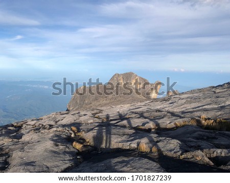 Climbing Mount Kinabalu, Sabah, Malaysia (highest mountain in Malaysia with height of 4,095 metres or 13,435 ft)