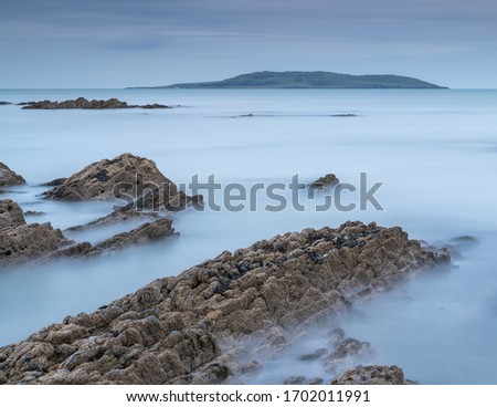 Long exposure picture on Portmarnock coast co. Dublin Ireland