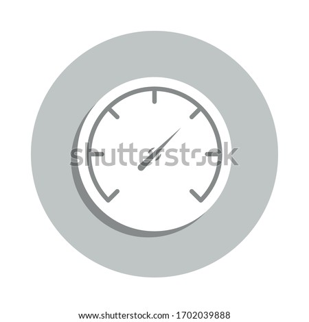 speedometer, bench marketing badge icon. Simple glyph, flat vector of Business icons for ui and ux, website or mobile application