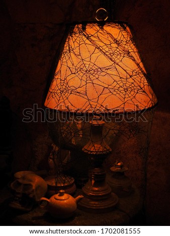 old lamp of Mexico terrifying house