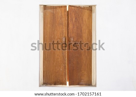 The beautiful pattern wooden window