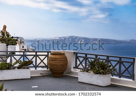 Santorini - the most beatiful island of the cyclades in greece