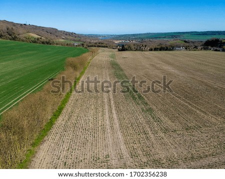 Aerial Photo Of Beautiful Kent Landscape
