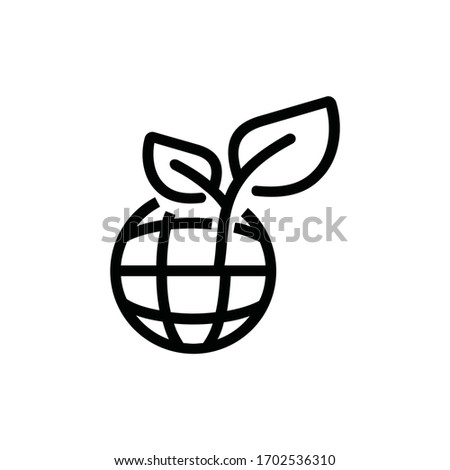 save tree save earth icon vector concept, Happy earth day illustration design, World Environment Day illustration vector image, Ecology design
