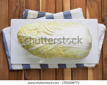 Korean fresh organic vegetable cabbage
