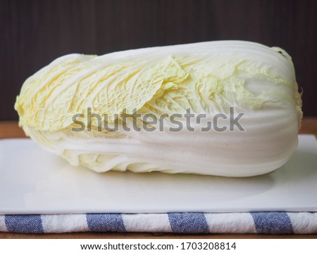 Korean fresh organic vegetable cabbage