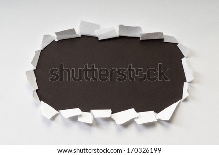 Paper pieces with space for your message