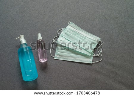 Alcohol water bottle for washing hands with mask, glycerin washing dirty to protect corona virus, Covid 19
