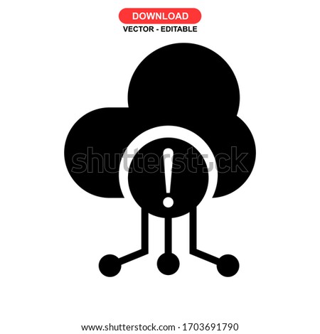 cloud computing icon or logo isolated sign symbol vector illustration - high quality black style vector icons
