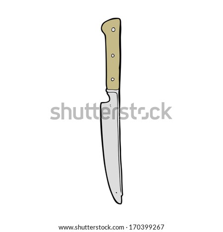 cartoon kitchen knife