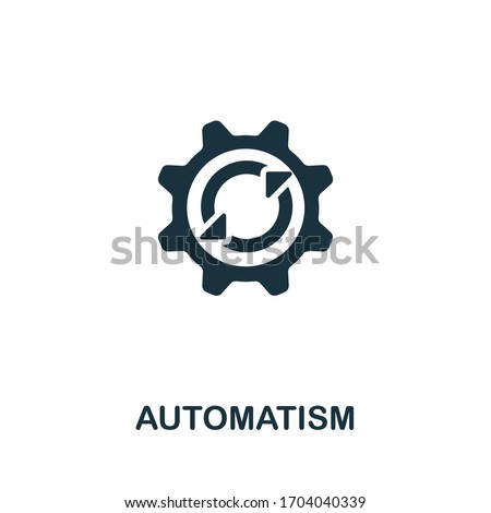 Automatism icon from personal productivity collection. Simple line Automatism icon for templates, web design and infographics Royalty-Free Stock Photo #1704040339