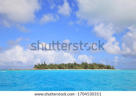 The landscape of Managaha Island. Royalty-Free Stock Photo #1704530311