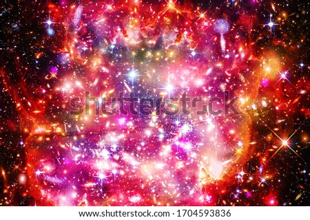 Space background with nebula and stars. The elements of this image furnished by NASA.
