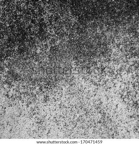 close-up dirty or unclean concrete wall in black and white for background