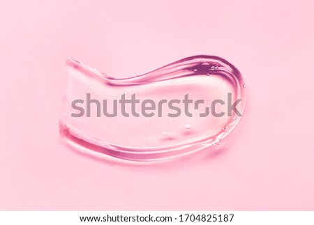 Liquid gel cosmetic smudge pink  texture 70's retro style background