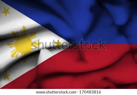 Phillipines waving flag