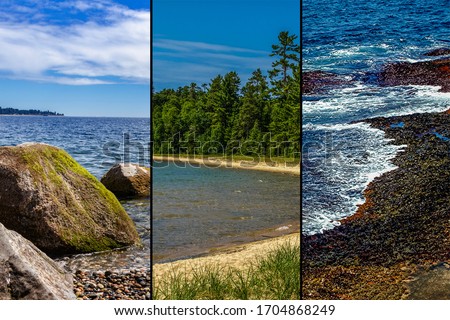 Waters - both fresh and oceanic from coastal parts of Canada - West, Central and East