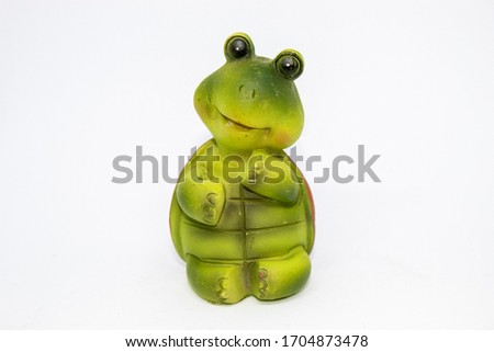 Baby turtle ornament, stock picture