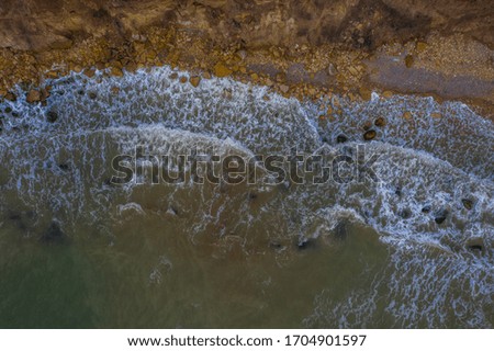 Photo background aerial photography of the seashore for backgrounds on your desktop