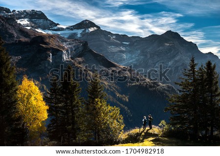 Beautiful view of the Gran Paradiso National Park Royalty-Free Stock Photo #1704982918