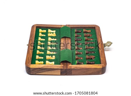 A Little Wooden Chess Board